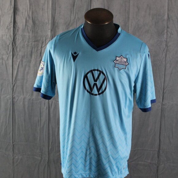 Halifax Wanderers Jersey - 2019 Home Jersey by Macron - Men's Medium - Picture 1 of 8